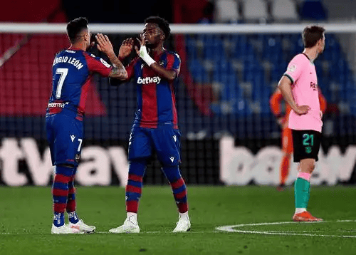 莱万特主场大胜，欧战资格重现希望的简单介绍